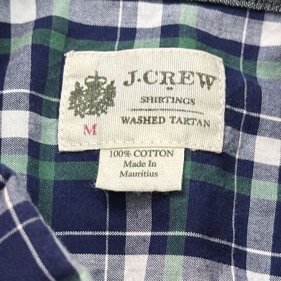 J.CREW Oxford Shirt Long Sleeve Button Down Plaid Men's Size M - Picture 4 of 11